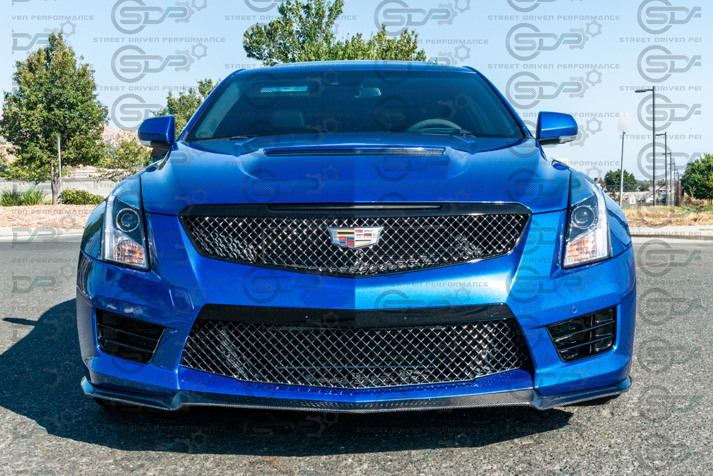 ATS-V - Carbon Fiber front splitter ground effects
